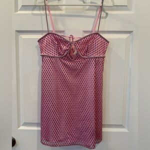 For Love And Lemons Pink Glitter Dress